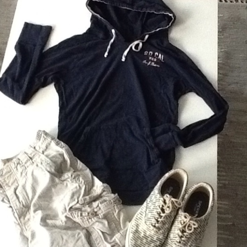 Navy Hollister Hoodie